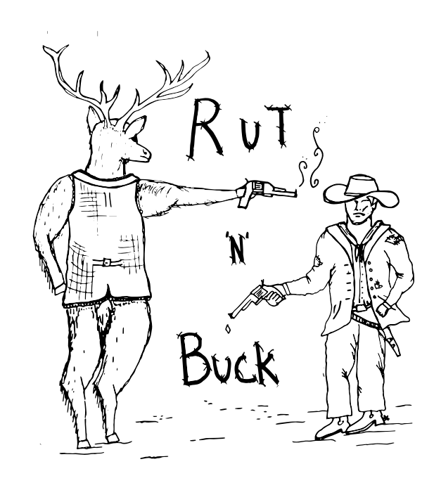 Rut'n'Buck Shootout Illustration
